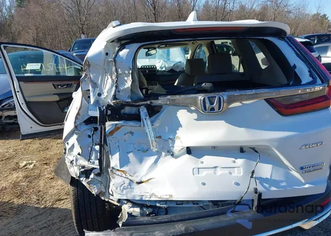 2021 Honda Cr-V Hybrid Touring z USA, uszkodzony, nr VIN 7FART6H95ME003847